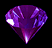 Gif animé bijoux pierre violette